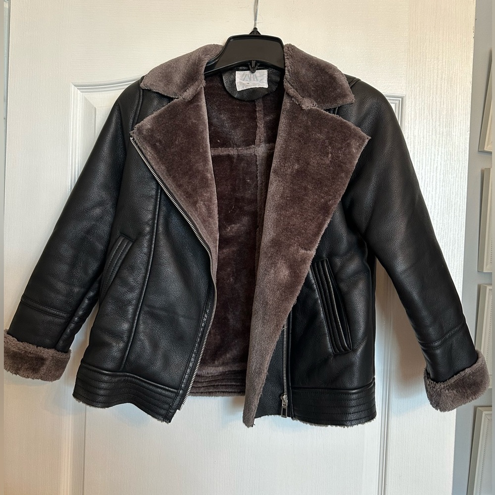 Zara faux shearling jacket